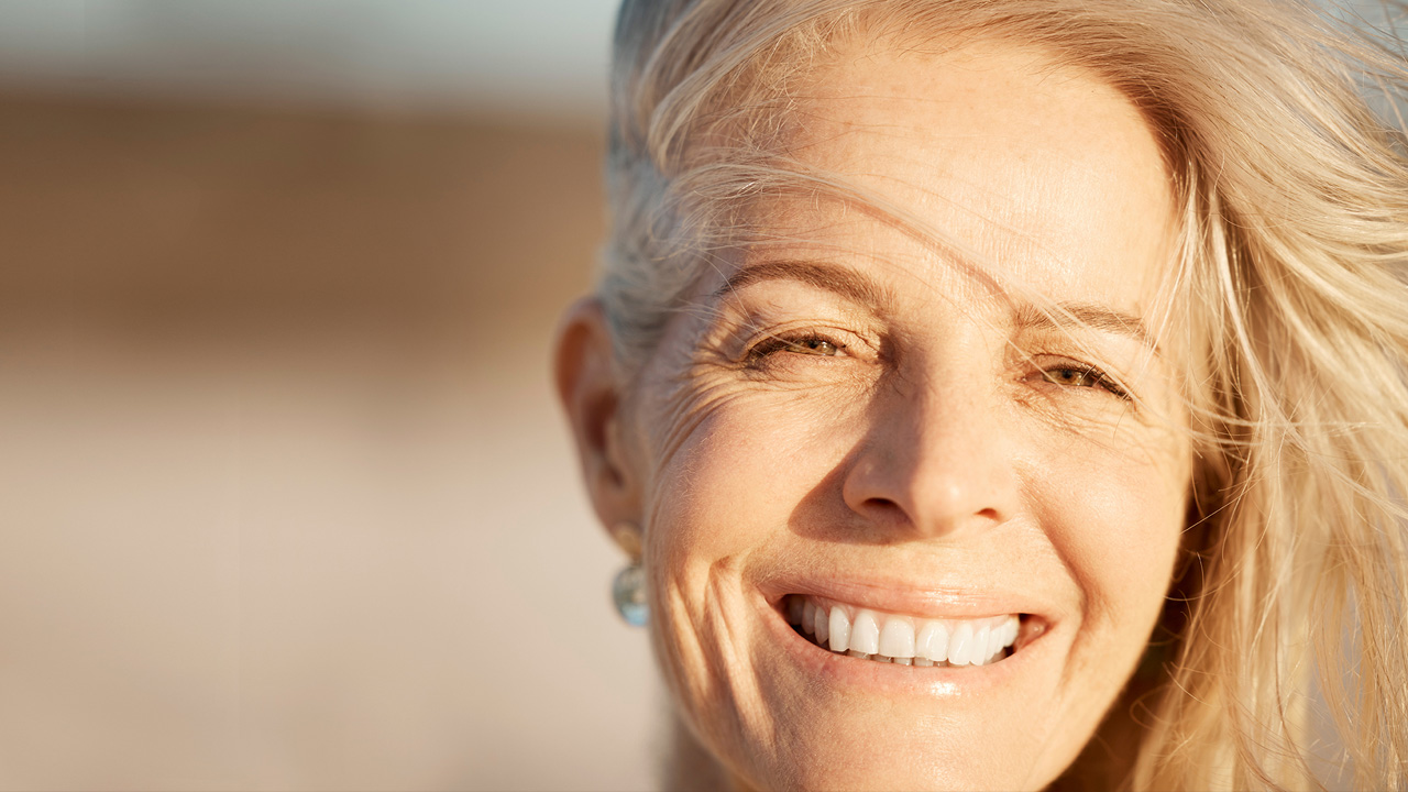 Woman's face closeup